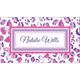 Princess Leopard Luggage Tags Image 3 of 3